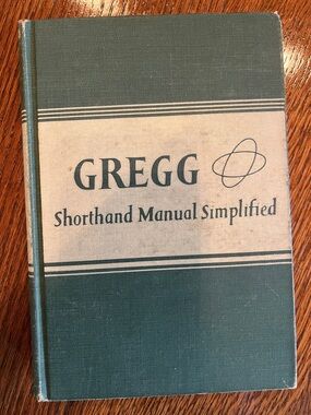 Gregg Shorthand Manual Simplified Vintage Book - Vintage 1949